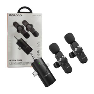 میکروفون یقه‌ای پرودو Porodo Audix Elite 3-in-1