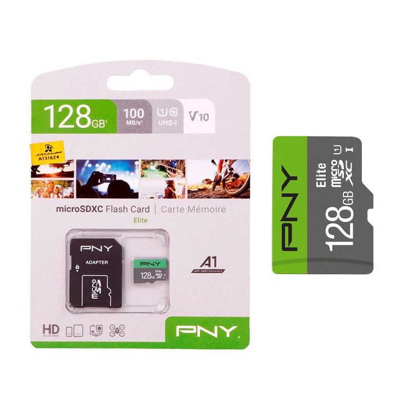 مموری 128 گیگ PNY C10 U1 100MB/S Elite V10 - شهر کامپیوتر