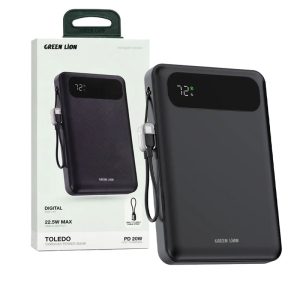 Green Lion Power Bank Toledo 10000mAh 20W