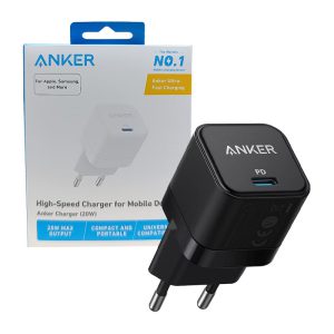 شارژر 2پین پورت PD انکر 20w مدل Anker A2149 1