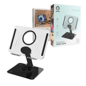 و پایه نگهدارنده تبلت شفاف گرین لاین Green Lion Transparent Tablet Stand