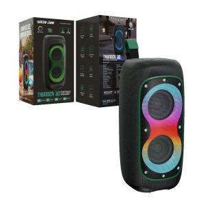 اسپیکر شارژی بلوتوث ، فلش ، مموری گرین لاین مدل Green Lion THUNDER 30 Portable Speaker GL-SP37 3 اسپیکر شارژی بلوتوث گرین لاین مدل تاندر 30 Green Lion THUNDER 30 Portable Speaker GL SP37