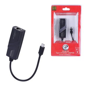 کارت شبکه Type C به LAN سرعت 10 100 1000مدل XP TC 842U 1