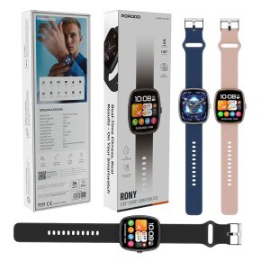 ساعت هوشمند پرودو مدل رونی Porodo Rony Sport Smart Watch 1.83Inch PDT69 2 پرودو مدل رونی