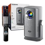 ویدیو-پروژکتور-هوشمند-شارژی-باکیفیتFHD-پرودو-مدل-گوبو-Porodo-Lifestyle-Gobo-Portable-Air-projector