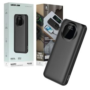 پاوربانک 10000mAh فست گرین لاین نایرو Green Lion Power Bank Nairo 10000mAh GLPX40