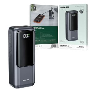 پاوربانک 10000mAh سوپرفست گرین لاین مدل کامپکت تن Green Lion Compact 10 10000mAh Power Bank 22.5W 51 Green Lion Compact 10 10000mAh Power Bank 22.5W