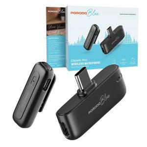 Porodo Blue Professional Dual Wireless Microphone