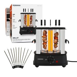 کباب پز برقی پرودو مدل گریل جت Porodo Lifestyle Grilljet Electric Rotisserie Kebab Grill LFS20 3 Porodo Lifestyle Grilljet Electric Rotisserie Kebab Grill LFS20