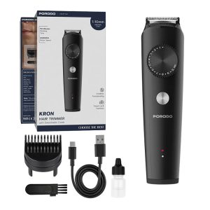 ماشین اصلاح شارژی با سر قابل تنظیم پرودو مدل Porodo Lifestyle Kron Hair Trimmer PDLFSTBTL3 2 Porodo Lifestyle Kron Hair Trimmer LFS5