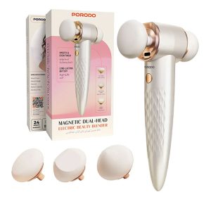پد آرایشی(Beauty Blender) ویبره دار پرودو Porodo Magnetic Dual-Head Electric Beauty Blender LFS01 1 Porodo Magnetic Dual Head Electric Beauty Blender LFS01