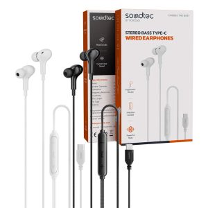Porodo Soundtec Stereo Bass Type CEarphones PD3BWEC3