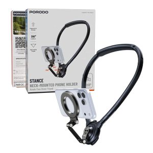 هولدر گردنی مگ سیف پرودو مدل استنس Porodo Stance Neck-Mounted Phone Holder PDG03J 6 بهترین هولدر گردنی مگ سیف پرودو