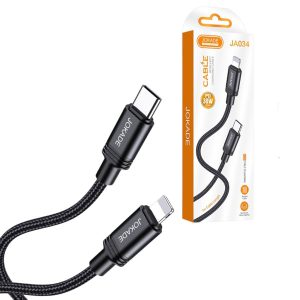 کابل شارژ و دیتا type c to lightning فست کنفی 1 متری Jokade JA034 2 type c to lightning فست کنفی 1 متری Jokade JA034