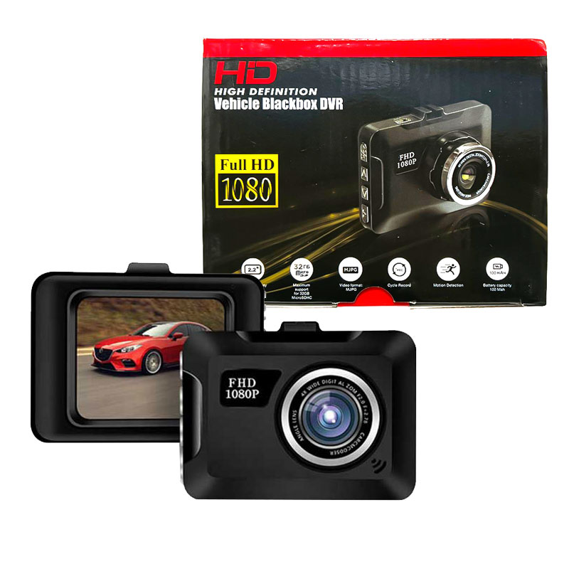 دوربین ثبت وقایع خودرو شارژی دارای نمایشگر 2.2 اینچی Full HD مدل HID