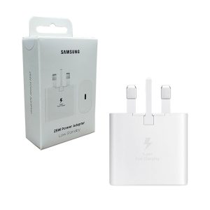 آداپتور شارژر 3 پین برد PD 25W Samsung EP-TA800 Solum پک سفید عرب 2026 اورجینال NFC و scratch دار 94 PD 25W Samsung EP TA800 Solum