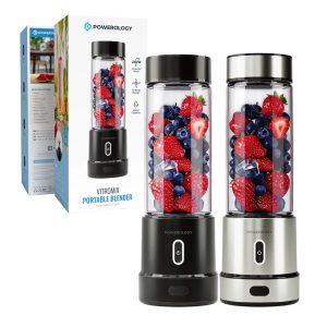بلندر و مخلوط کن 12 تیغه شارژی پاورولوژی مدل ویترومیکسPowerology Vitromix Portable Blender 1 بلندر قابل حمل Powerology Vitromix