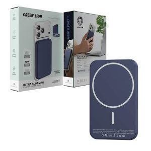 پاوربانک وایرلس مگ سیف 4000mAH اولترا اسلیم Green Lion magsafe powerbank Ultra slim mag GL PXA1