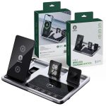 استند شارژ وایرلس Green lion 4in1 wireless charging station 15w 13 قیمت و خرید استند و شارژ وایرلس 4 کاره گرین لاین 15 وات