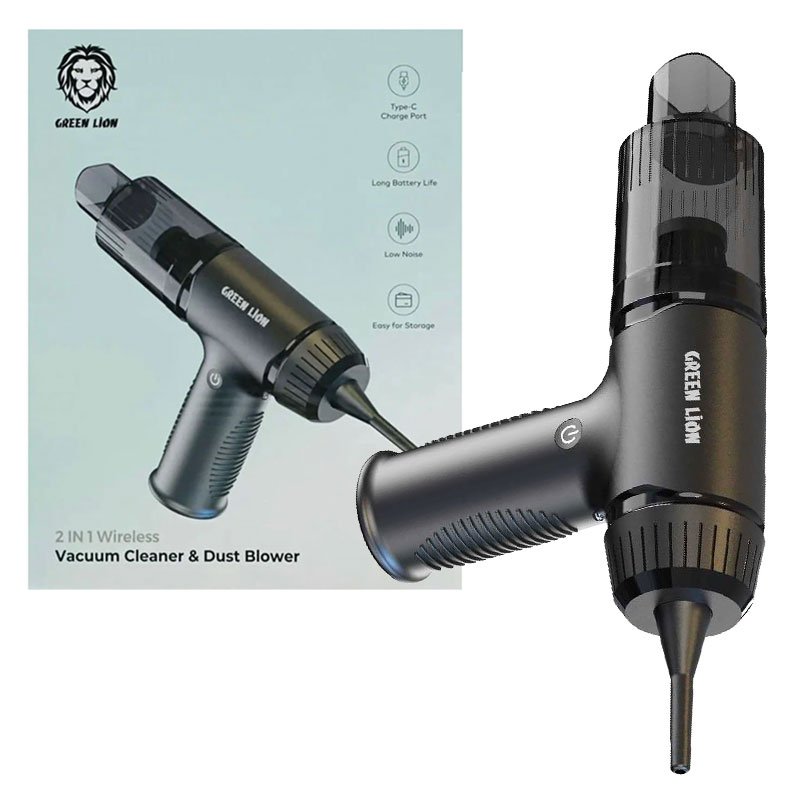 جارو شارژی مکنده و دمنده Green Lion 2 in 1 Wireless Vacuum Cleaner & Dust Blower 55W