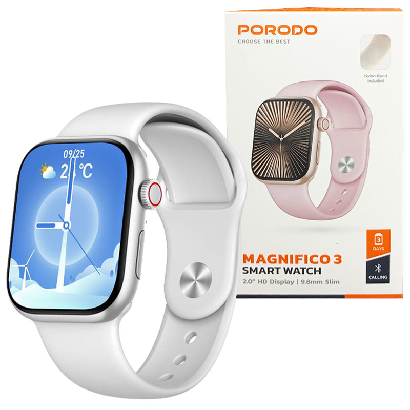 Porodo-Magnifico3-1 ساعت هوشمند Porodo Magnifico 3 در شیراز ساعت هوشمند Porodo Magnifico 3 ساعت پرودو مگنیفیکو ۳