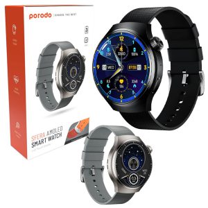ساعت هوشمند پرودو Porodo SFERA Amoled smart watch 12 ساعت هوشمند پرودو مدل SFERA AMOLED شهر کامپیوتر شیراز دیجی کالا