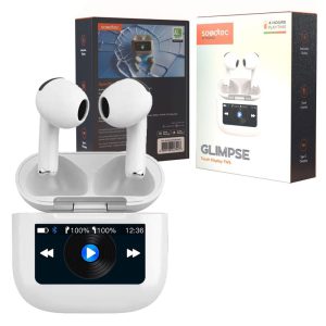 هدفون بلوتوثی پرودو مدل Porodo Soundtec Glimpse Touch Display TWS