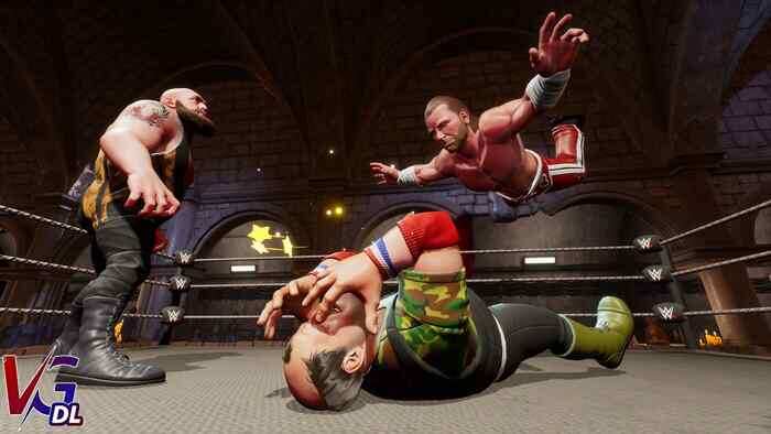 Wwe 2K Battle Grounds ST-Game 2DVD 3 بازی WWE 2K Battlegrounds