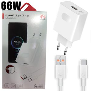 آداپتور شارژر با کابل Huawei 66W