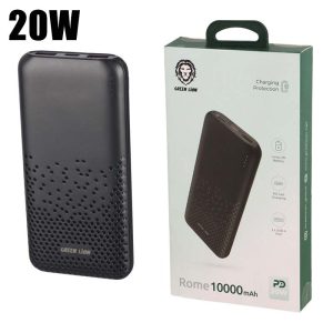 پاور بانک فست شارژ green lion rome 10000mAh 20W