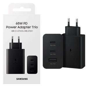 قیمت آداپتور شارژر 65 وات اصلی سامسونگ مدل Samsung Trio EP-T6530