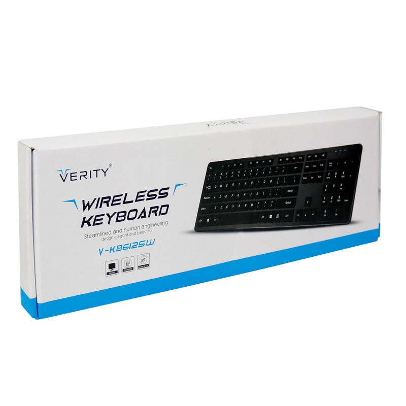 کیبورد بیسیم Verity V-KB6125w Ultra-Silent - شهر کامپیوتر