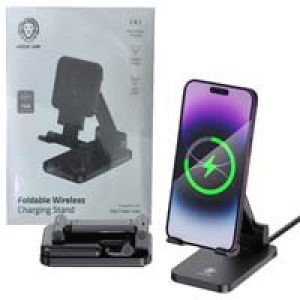 استند_شارژ_وایرلس_Green_Lion_foldable_wireless_charging_stand_15w