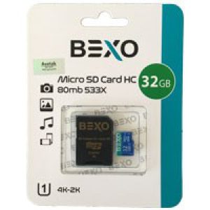 مموری 32 گیگ Bexo C10 U1 80 MB/S 533X+Adapter 2 مموری_32_گیگ_Bexo_C10_U1_80_MB/S_533X+Adapter