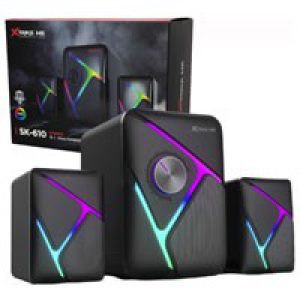 اسپیکر_لپ_تاپی_3_تکه_رقص_نوردار_Xtrike_Me_SK-610