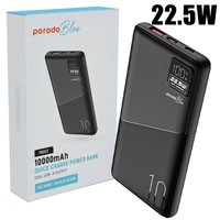 پاوربانک 10000mAh فست Porodo Blue LCD 22.5w PD&QC Pb053 6 پاوربانک_10000mAH_فستPorodo_Blue_LCD_22.5w_PD&QC_Pb053