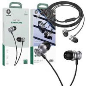 هدفون سیمدار میکروفن دار Green Lion metal streo Earphone 51 هدفون_سیمدار_میکروفن_دار_Green_Lion_metal_streo_Earphone