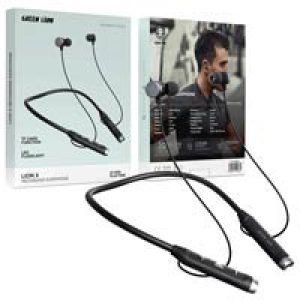 هدفون بلوتوث گردنی مموری مکالمه چراغدار Green Lion neckband earphone tf card Led flashlight LION X 28 هدفون_بلوتوث_گردنی_مموری،مکالمه_چراغدار_Green_Lion_neckband_earphone_tf_card-Led_flashlight_LION_X