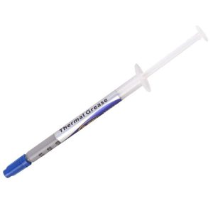 خمیر سیلیکون سرنگی کوچک نقره ایی Thermal Grease D net HY510 1