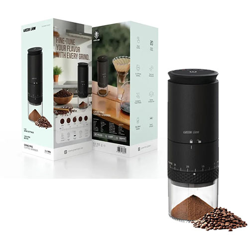 دستگاه آسیاب قهوه گرین لاین مدل Green Lion Grind Pro GL-CG45 1 خرید دستگاه آسیاب قهوه شارژی گرین لاین مدل Green Lion Grind Pro GL-CG45
