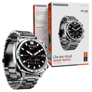 ساعت هوشمند کرونو استیل پرودو مدل porodo Chrono Steel smart watch 6 ساعت هوشمند کرونو استیل پرودو مدل porodo Chrono Steel smart watch 6