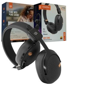 هدست بلوتوث مموری مکالمه پرودو porodo soundtec ONYX sonic چرم Noise Reduction 4