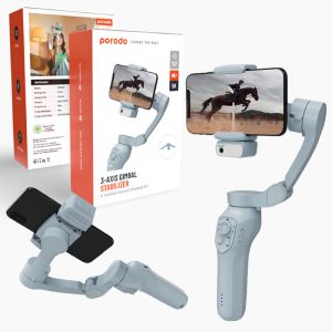 گیمبال و استابلایزر 3محوره هوشمند پرودو مدل Porodo 3 Axis Gimbal Pd aitgm 2