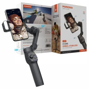خرید و قیمت گیمبال و استابلایزر 3 محوره پرودو Porodo 3-Axis Gimbal Stabilizer LFS127